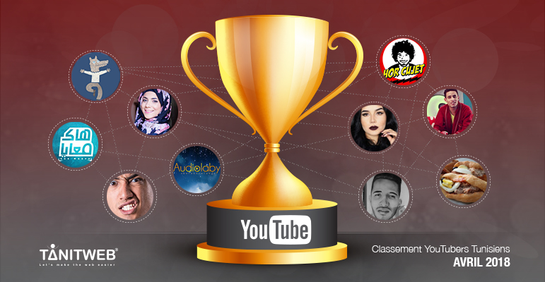 Classement des Youtubeurs tunisiens – Avril 2018