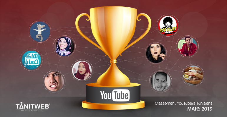 Classement des Youtubeurs Tunisiens- Mars 2019