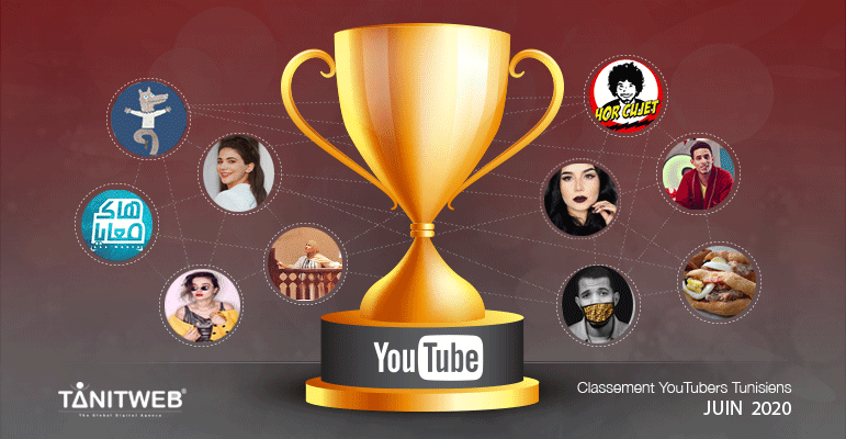 Classement des Youtubeurs Tunisiens- Juin 2020