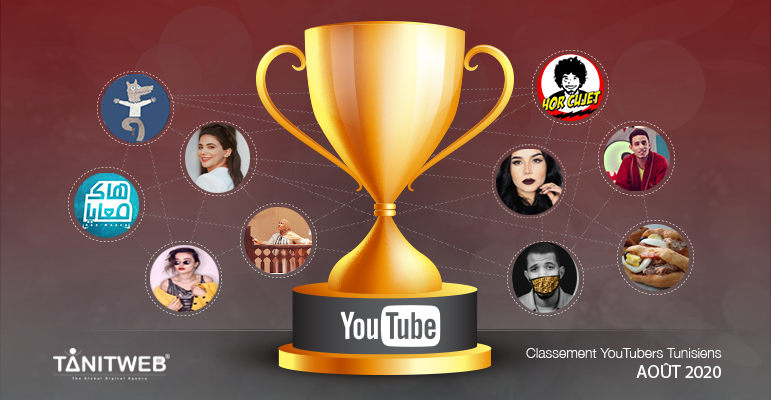 Classement des Youtubeurs Tunisiens – Août 2020